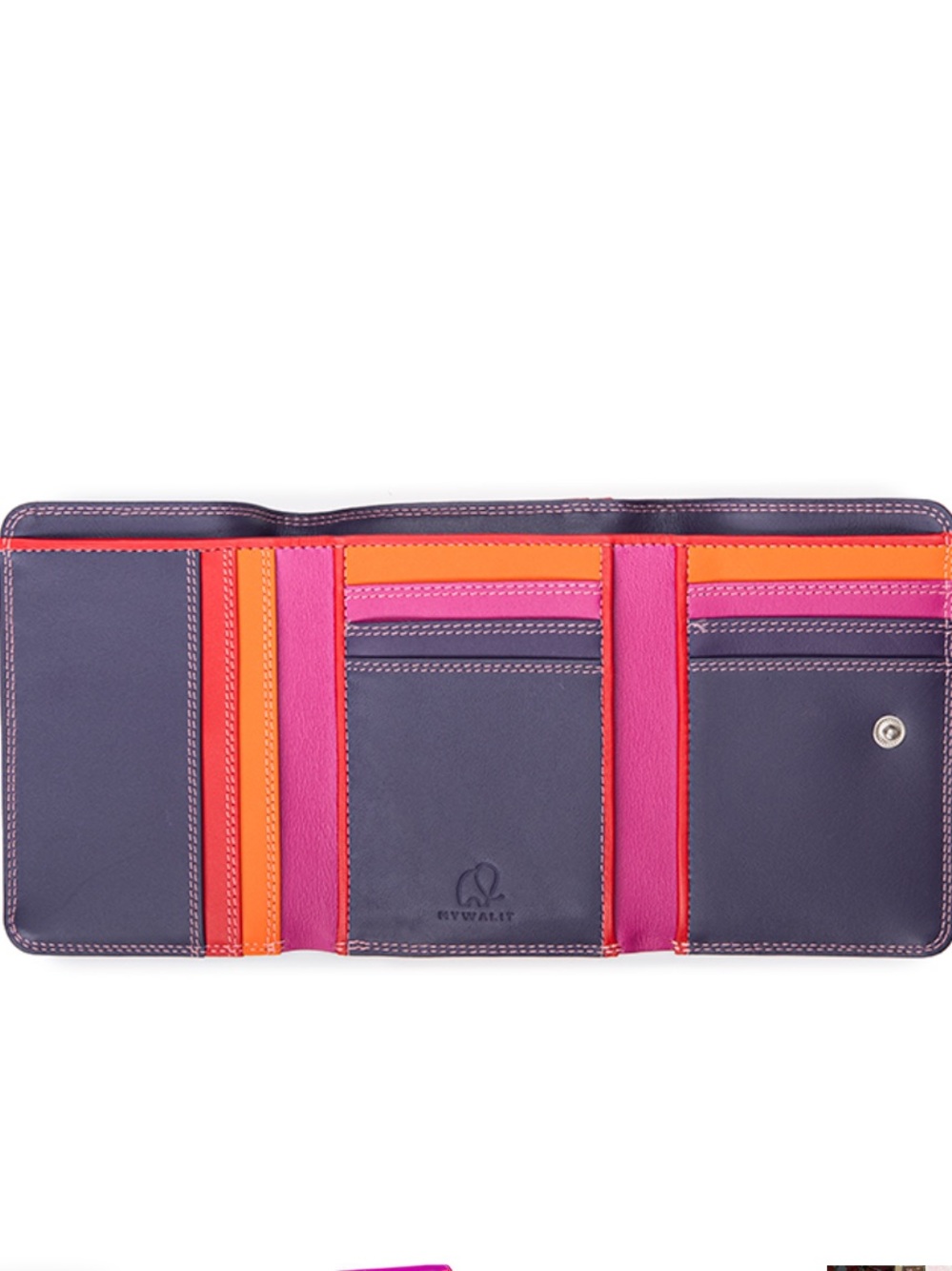 MyWalit Medium Tri-fold Wallet Sangria Multi